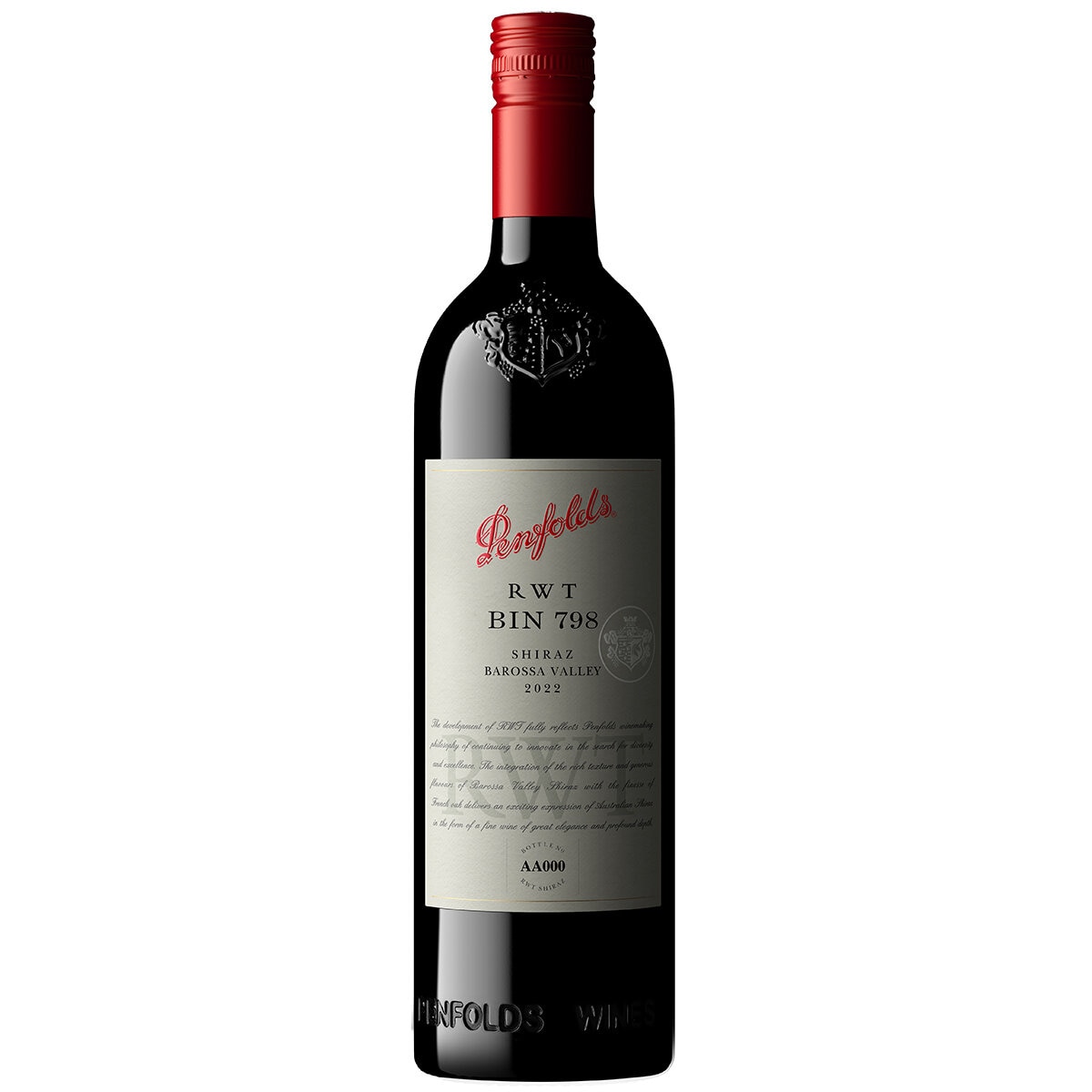 Penfolds RWT Bin 798 Shiraz 2022 750ml