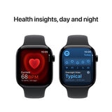 Apple Watch Series 10 GPS 46mm Jet Black Aluminium Case with Black Sport Band S/M