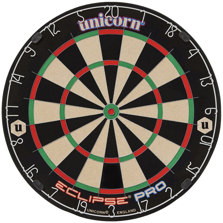 Unicorn Eclipse Pro Dartboard With 2 Sets Of Darts Unicorn Eclipse Pro Dartboard With 2 Sets Of Darts