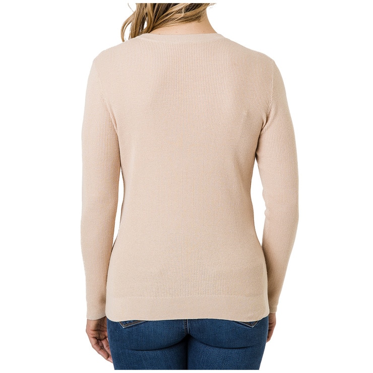 Seg'ments Women's Textured Sweater - Oatmeal