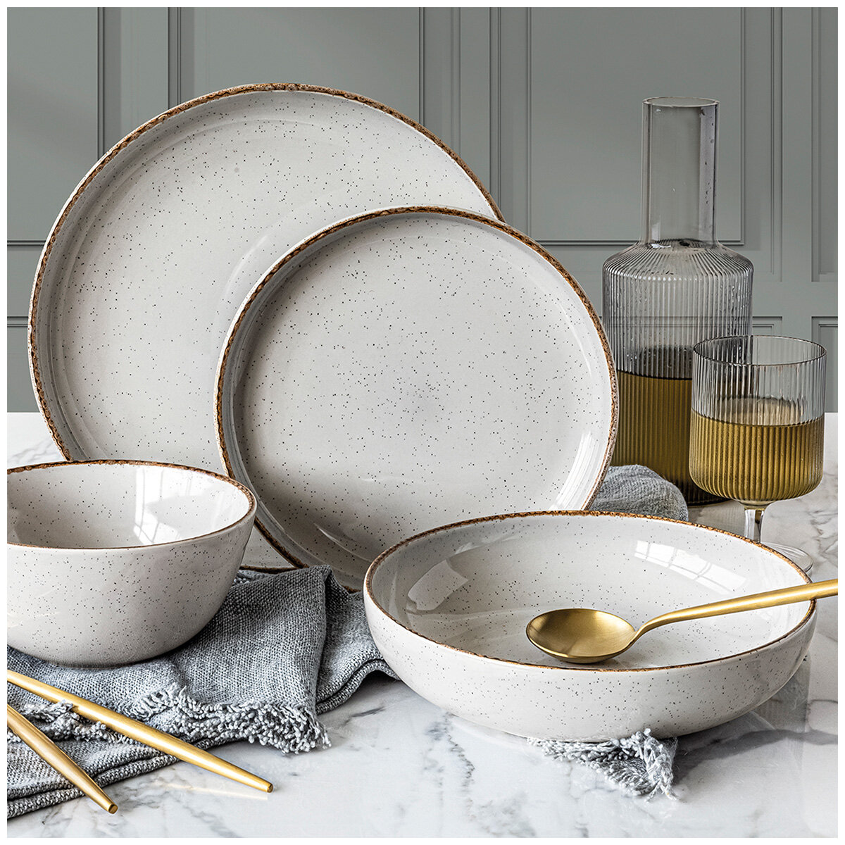 Overandback Options Dinner Set 16 Piece