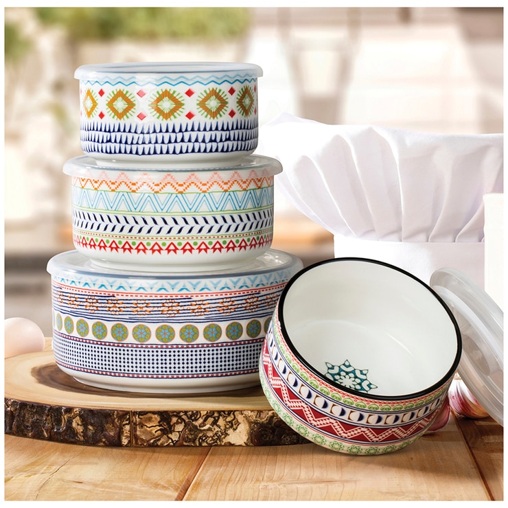 Signature Housewares Storage Bowls with Lids 4pc Set Costco Australia