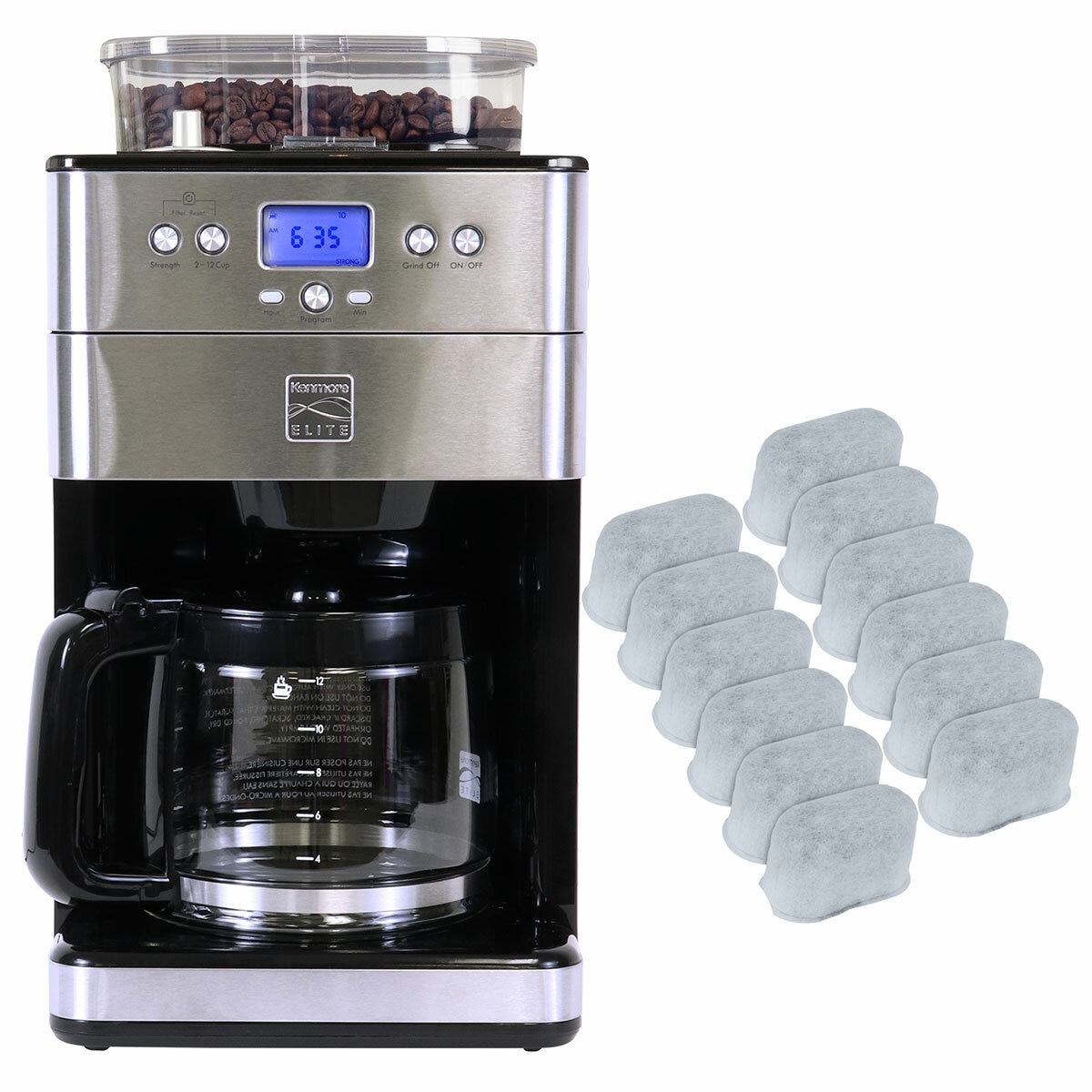 Kenmore Grind\&Brew Coffee Maker KKECMGBSSAU