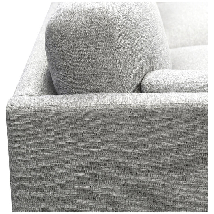 Moran Austin 3 Seater Warwick Fabric MATRIX PEWTER Grey