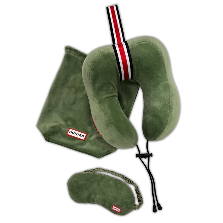 Travel Hunter Pillow & Eye Mask 3 Piece Set