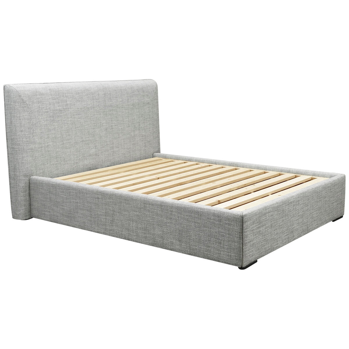 Moran Ora King Bedhead with Encasement and Slats Steel