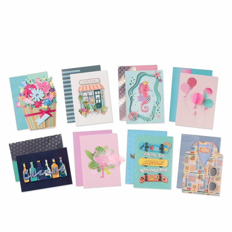 All Occasion Handcrafted Cards - 40 Pack