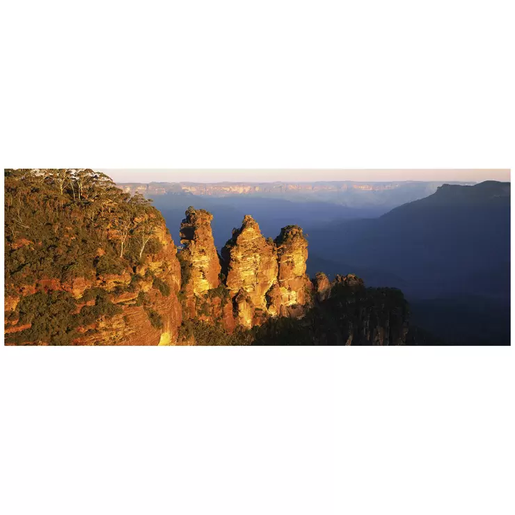 Ken Duncan 30 The Three Sisters, NSW Framed Print Black