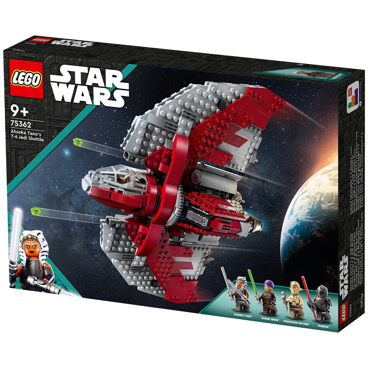 lego star wars ahsoka tano's t-6 jedi shutt