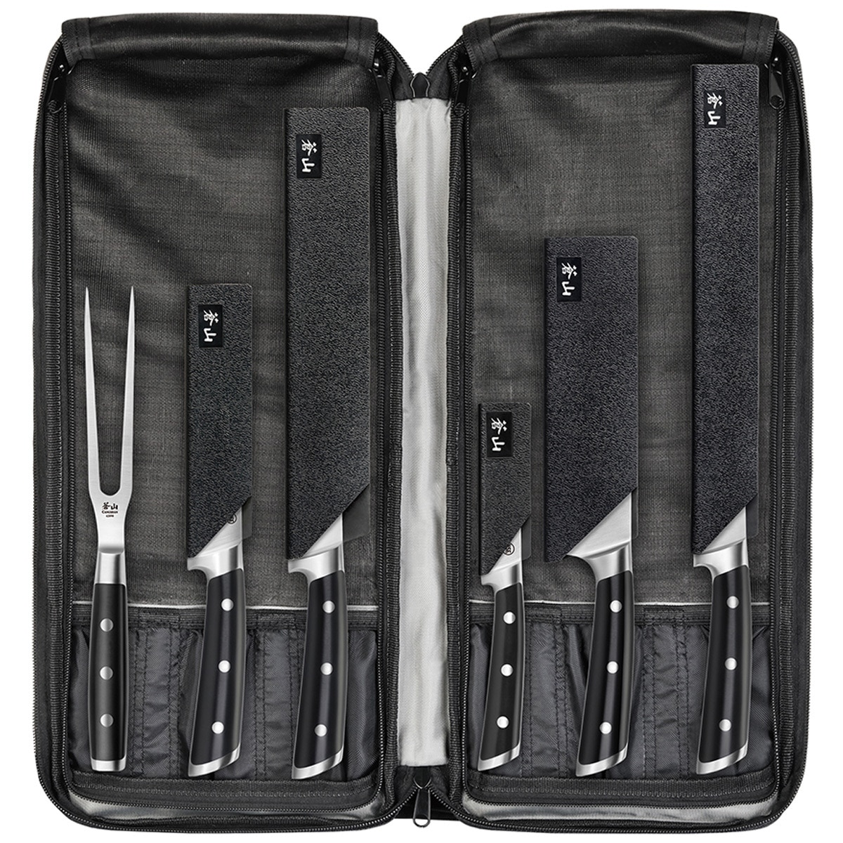 Cangshan S Series German Steel Forged 7-Piece BBQ Knife Set