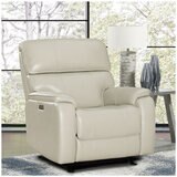 Barcalounger Leather Power Glider Recliner With Power Headrest