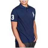 Polo Ralph Lauren Men's Big Pony Polo Grey Navy
