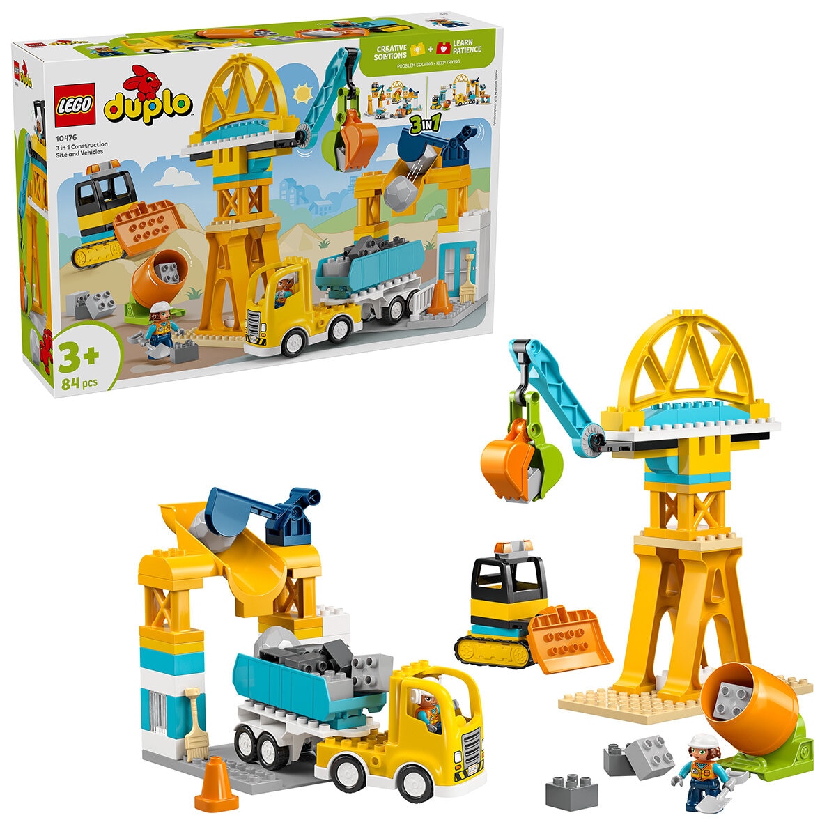 LEGO DUPLO 3 In 1 Construction Site And Vehicles 10476