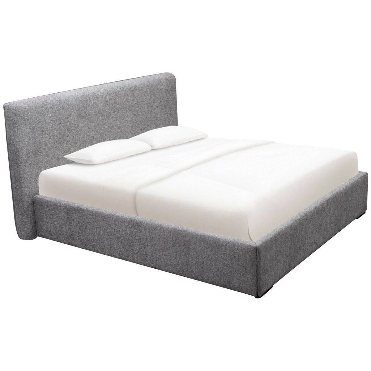 Moran Ora King Bedhead with Encasement and Slats Dove