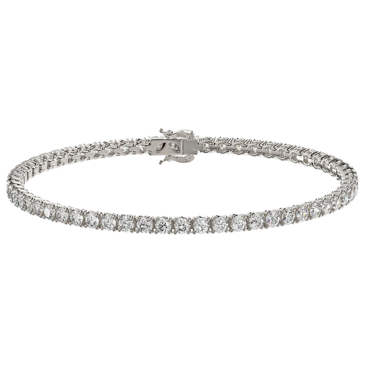 18KT White Gold 5.00ctw Diamond Tennis Bracelet