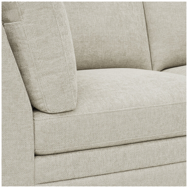 Thomasville 6 Piece Fabric Modular Sectional with Storage Ottoman/