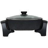Westinghouse 12 Square Electric Frypan, Black