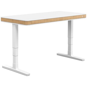 Moll T7 XL Oak Sit and Stand Desk White & Oak