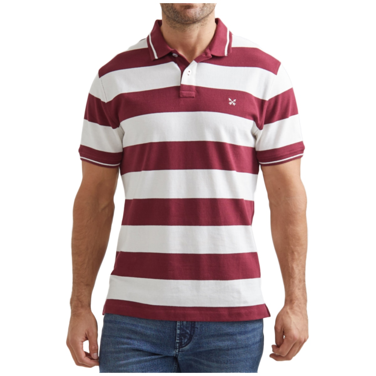 striped polo shirt mens