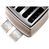 Delonghi CTOT4003BG Icona Metallics 4 Slice Toaster Beige