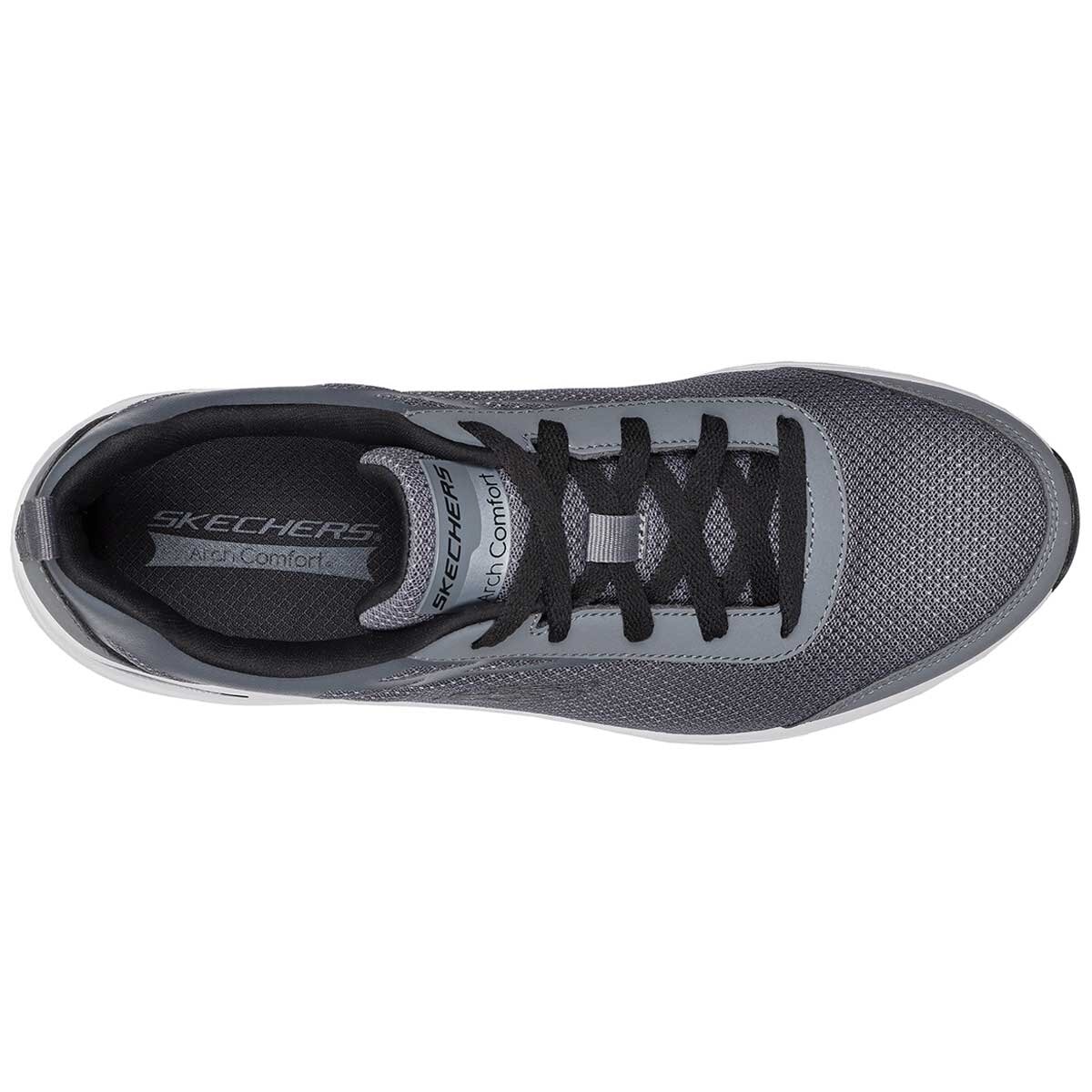 Skechers Mens Arch Comfort Shoe Grey