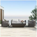 Grand Leisure Vega 4 Piece Deep Seating Set