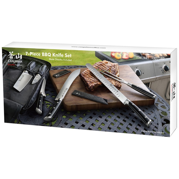 Cangshan S Series German Steel 7Piece BBQ Knife Set Costco