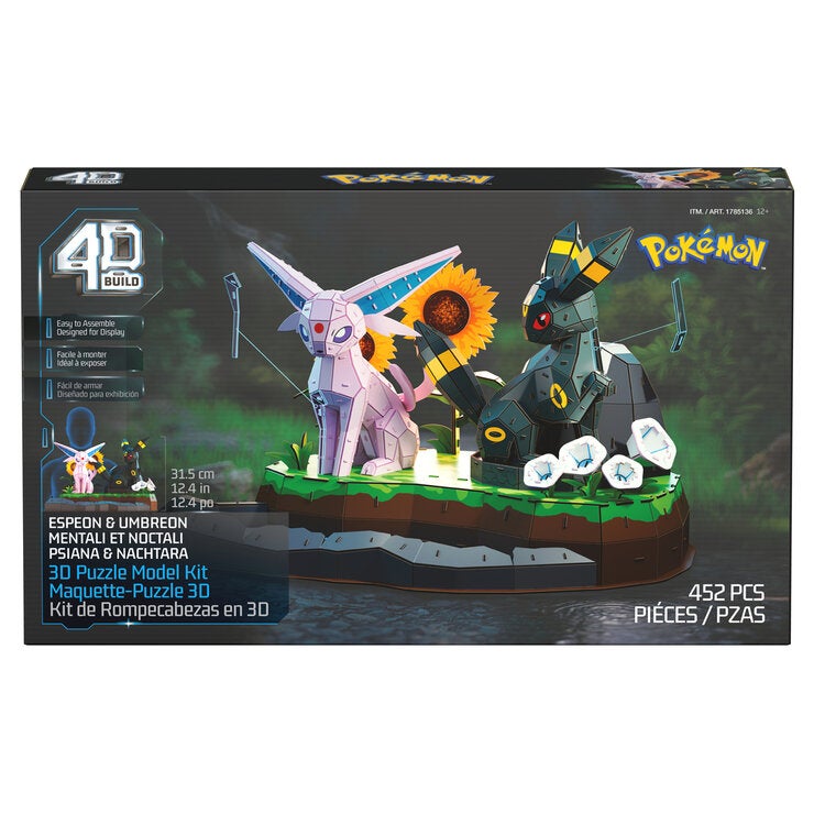 4D Build Espeon & Umbreon 3D Puzzle Model Kit 4D Build Espeon & Umbreon 3D Puzzle Model Kit