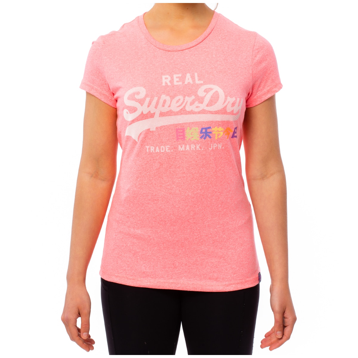 Superdry Tee - Neon Pink Grit