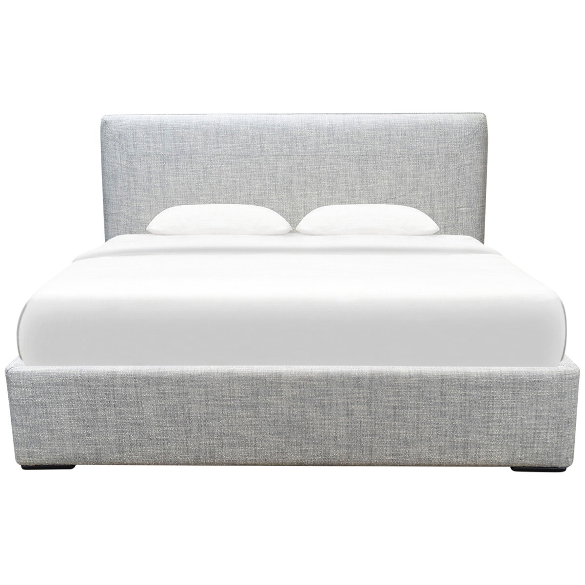 Moran Ora King Bedhead with Encasement and Slats Steel