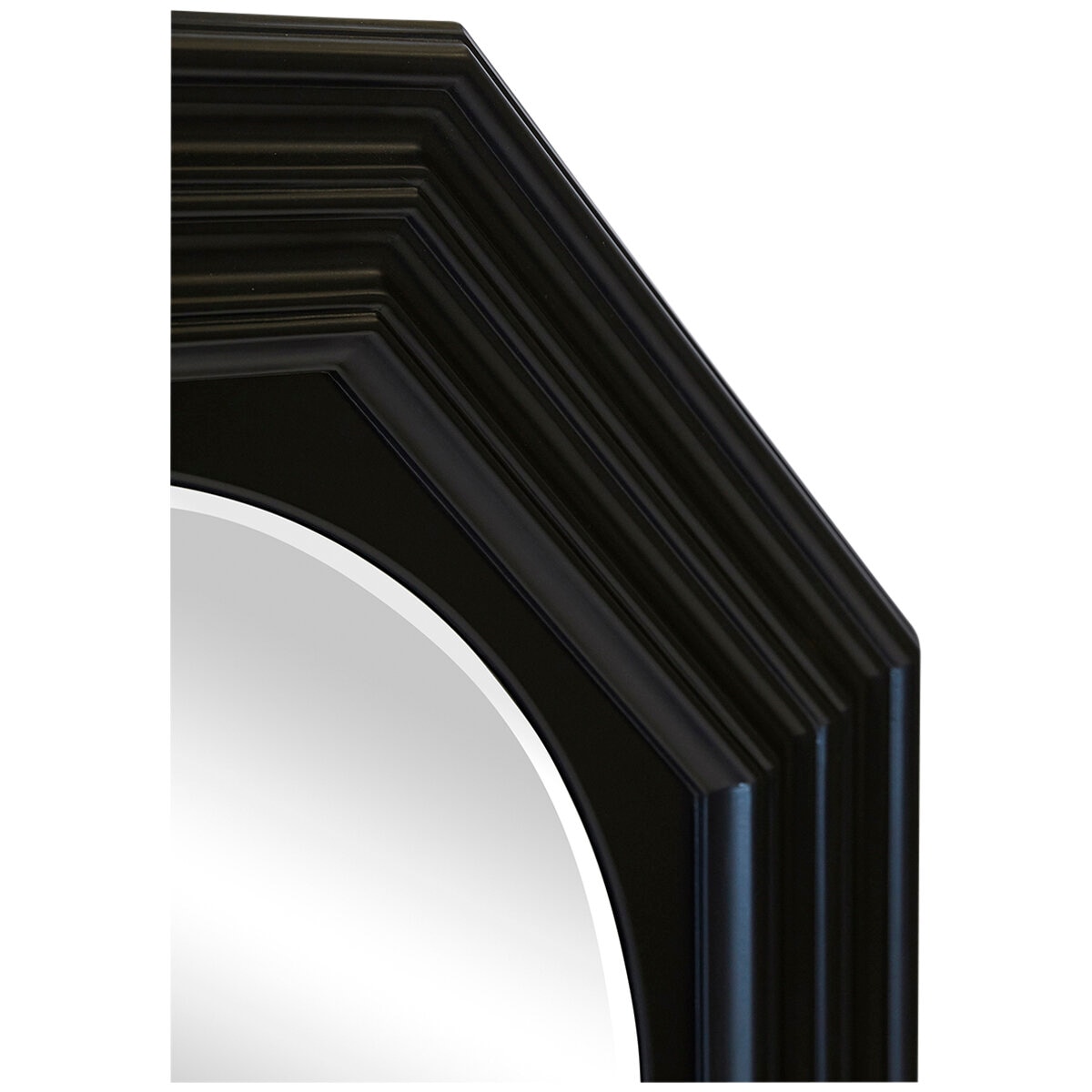 Cafe Lighting and Living Reynolds Mirror Black