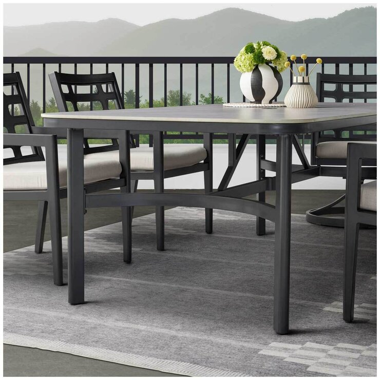 Agio Formia 7 Piece Metal Dining Set