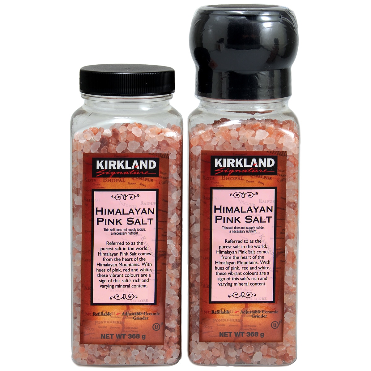 Kirkland Signature Himalayan Pink Salt Grinder With Refill 737g