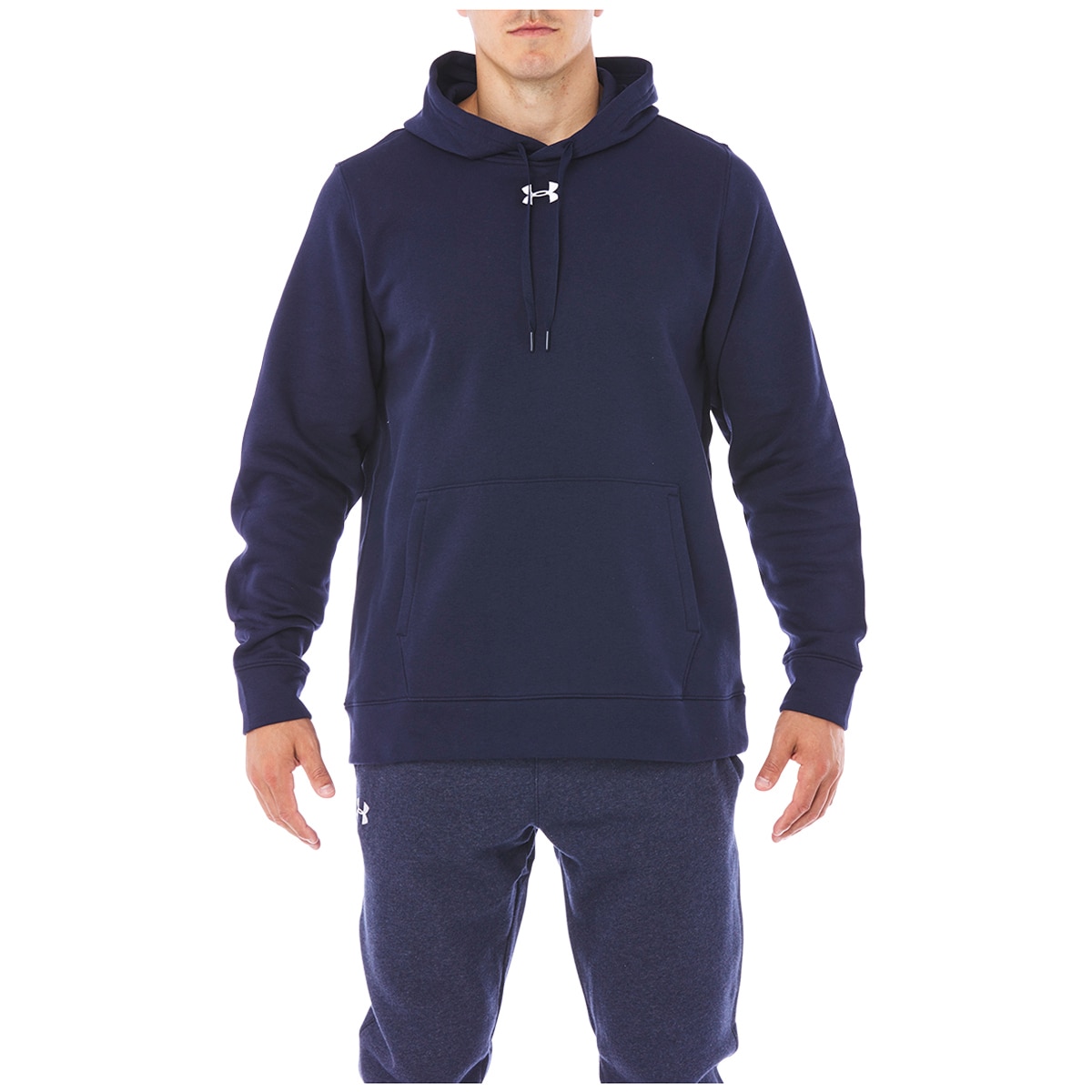Under Armour Men's Hustle Fleece Hoodie Midnight Navy Costco Australia