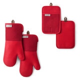 KitchenAid Basketweave Mitt & Pot Holder 4 pk