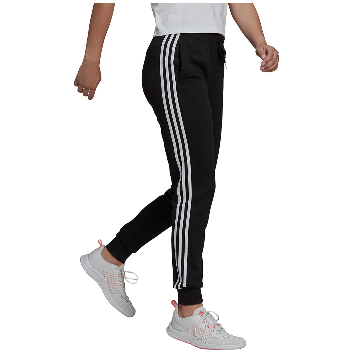 Adidas Women's Fleece Pant Black/White