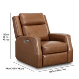 Simon Li Leather Power Recliner
