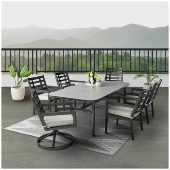 Agio Formia 7 Piece Metal Dining Set