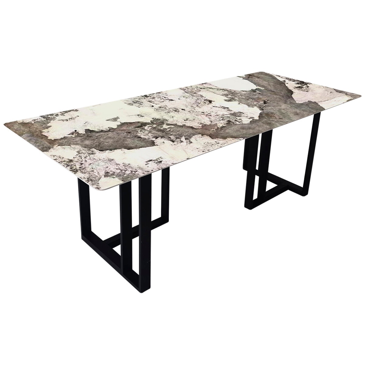 Moran Copenhagen 2.4M Pandora Stone Top Dining Table