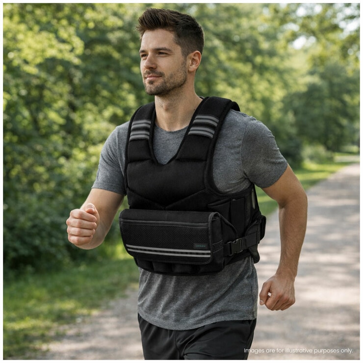 Wellcare Adjustable Weighted Fitness Vest 10kg