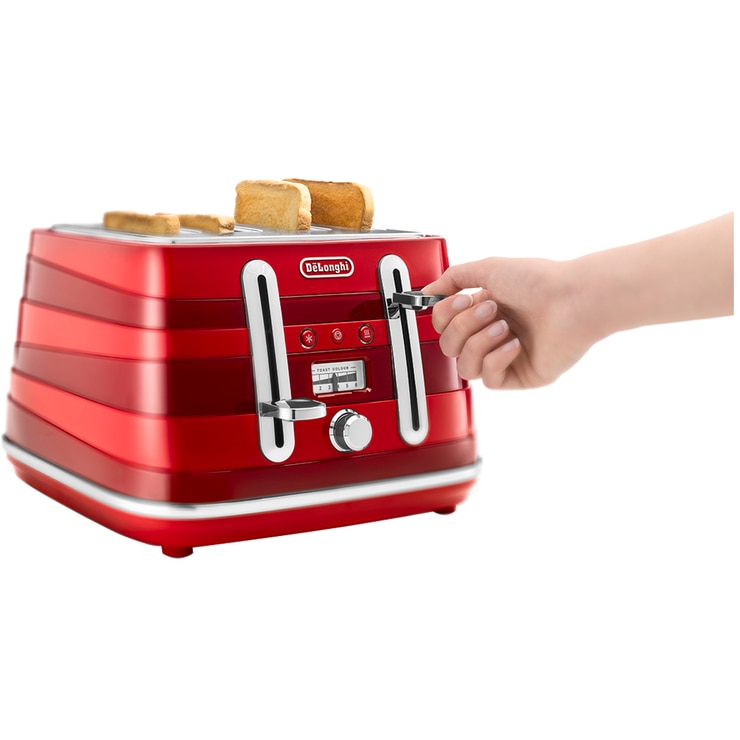 Delonghi Avvolta Red 4 Slice Toaster CTA4003R Costco Australia