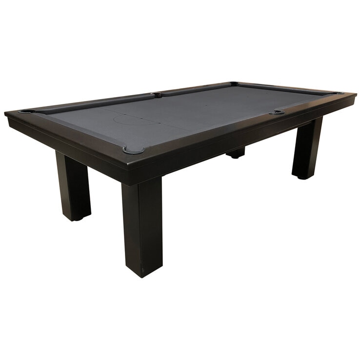 All Table Sports Regent Rise 8ft Pool Table Black Wood Charcoal Felt All Table Sports Regent Rise 8ft Pool Table Black Wood Charcoal Felt