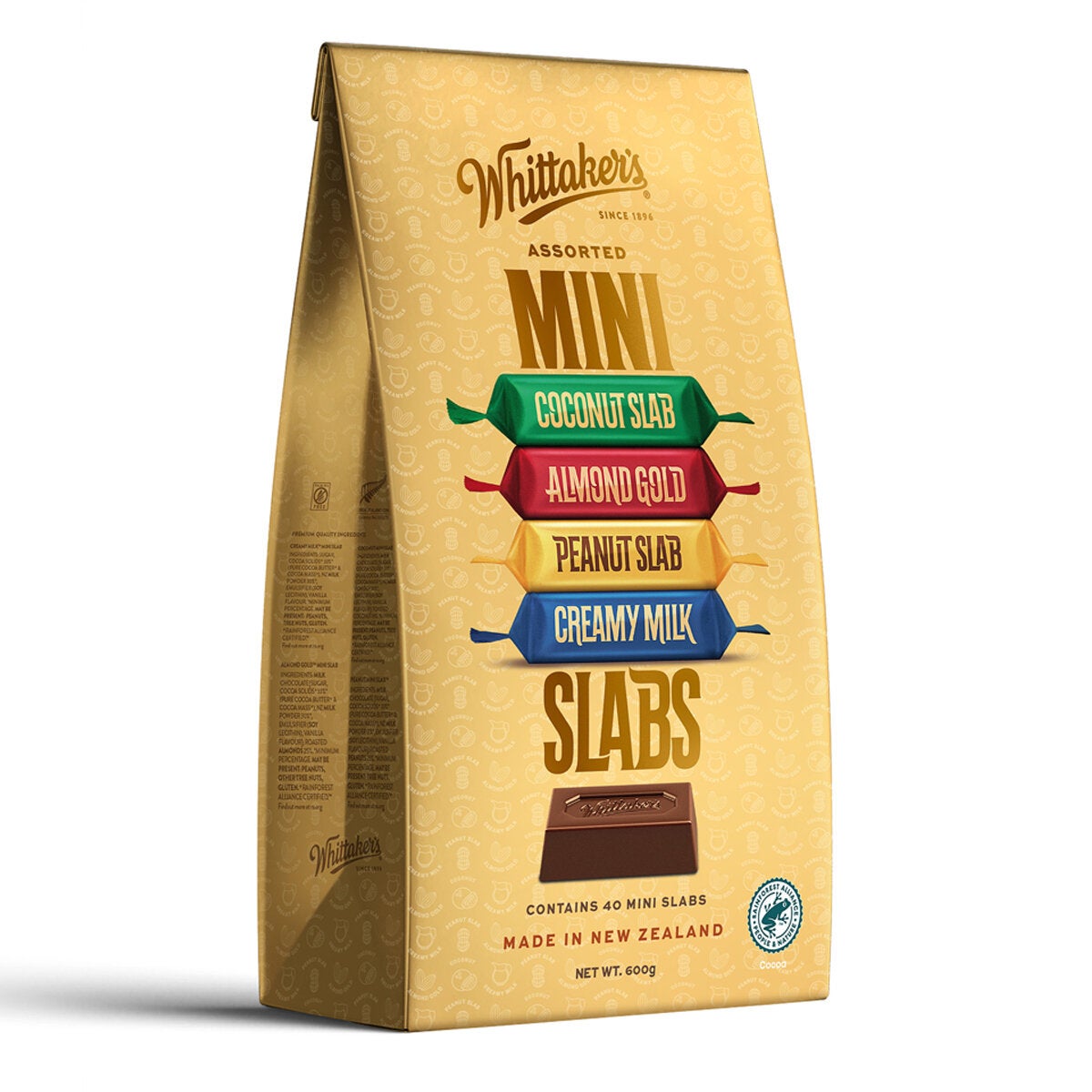 Whittaker's Assorted Mini Mix 600g Whittaker's Assorted Mini Mix 600g