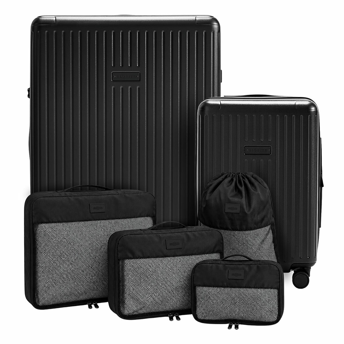 Globite 2 Piece Luggage Set With 4 Piece Packing Cube