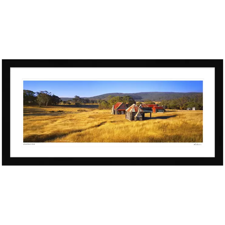 Ken Duncan 50 Coolamine Homestead, NSW Framed Print Black Ken Duncan 50 Coolamine Homestead, NSW Framed Print Black