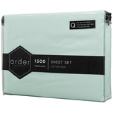 Ardor 1500TC Cotton Rich Sheet Sets Queen - Mint