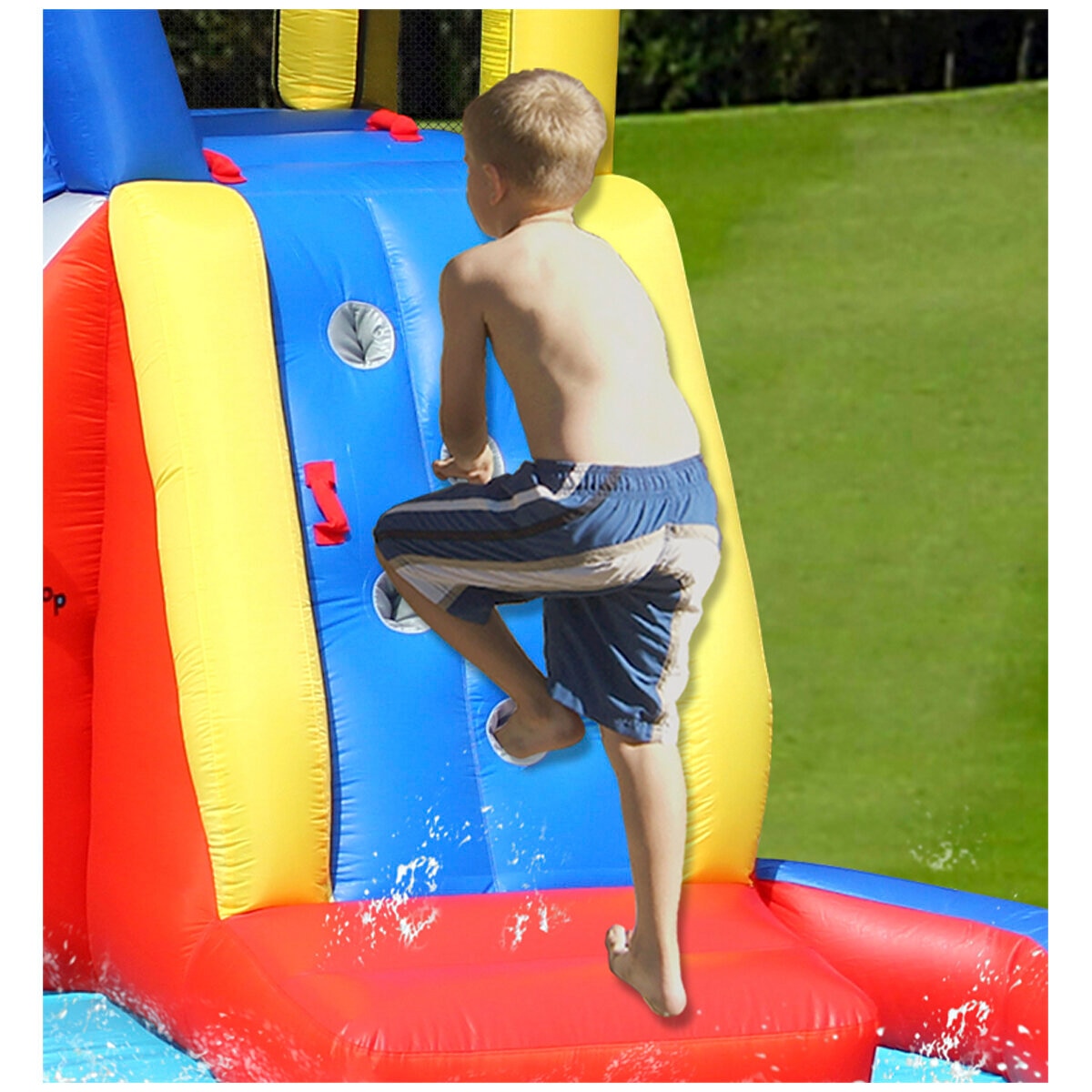 Inflatable pool with slide costco online