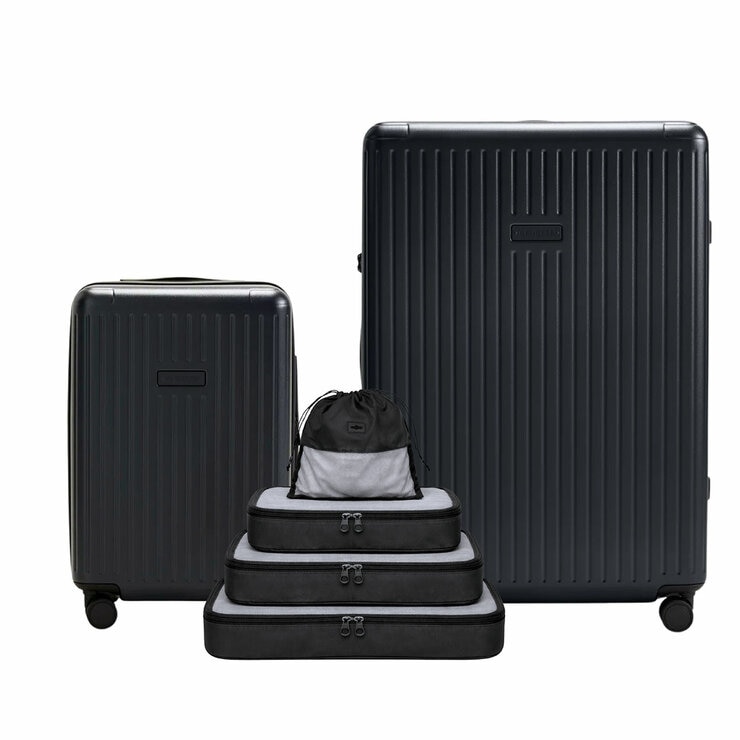 Globite 2 Piece Luggage Set With 4 Piece Packing Cube