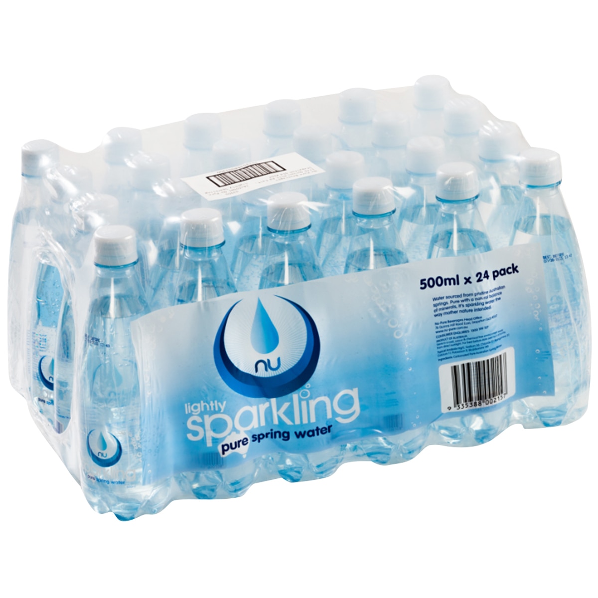 Nupure Sparkling Water 24x500ml