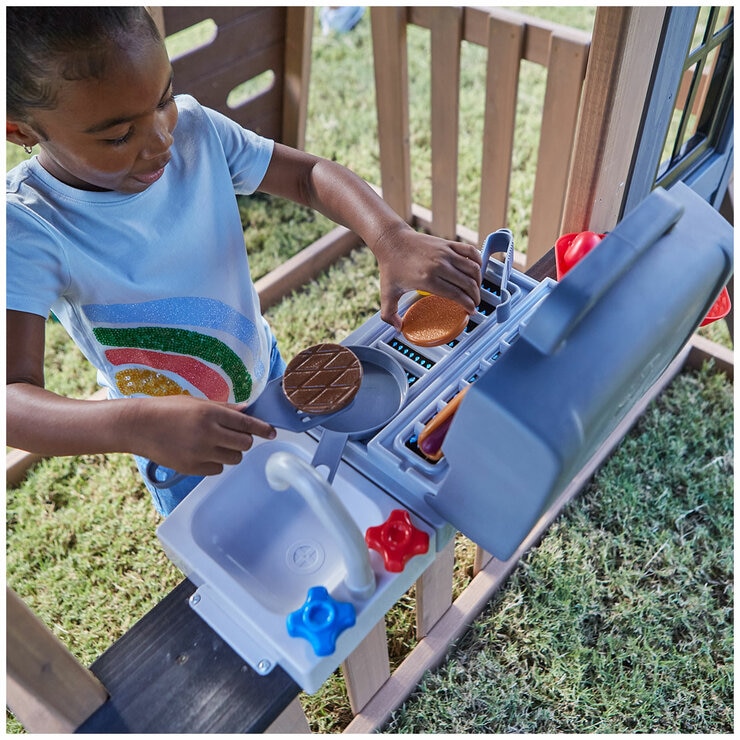 KidKraft Summit View Wooden Swing Set